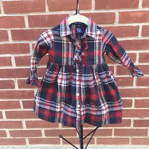 Ralph Lauren plaid flannel dress